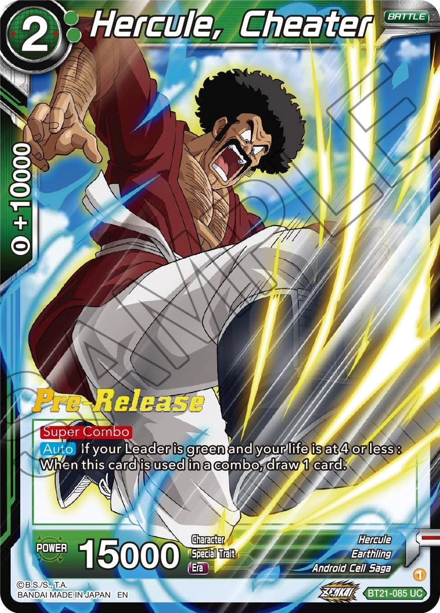 Hercule, Cheater (BT21-085) [Wild Resurgence Pre-Release Cards] | Dragon's Lair Comics and Fantasy Houston TX