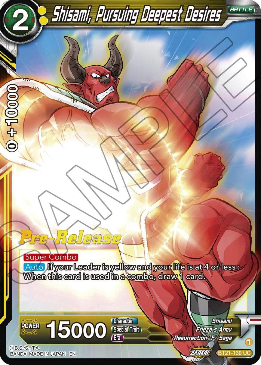 Shisami, Pursuing Deepest Desires (BT21-130) [Wild Resurgence Pre-Release Cards] | Dragon's Lair Comics and Fantasy Houston TX