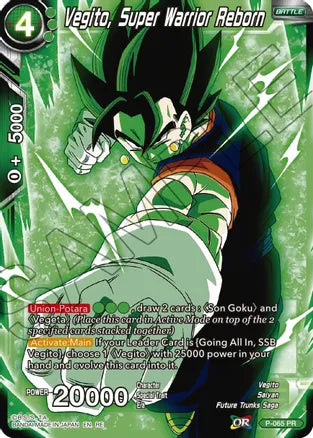 Vegito, Super Warrior Reborn (P-065) [Mythic Booster] | Dragon's Lair Comics and Fantasy Houston TX