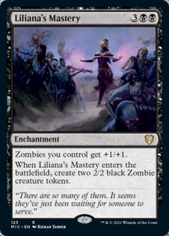 Liliana's Mastery [Innistrad: Midnight Hunt Commander] | Dragon's Lair Comics and Fantasy Houston TX