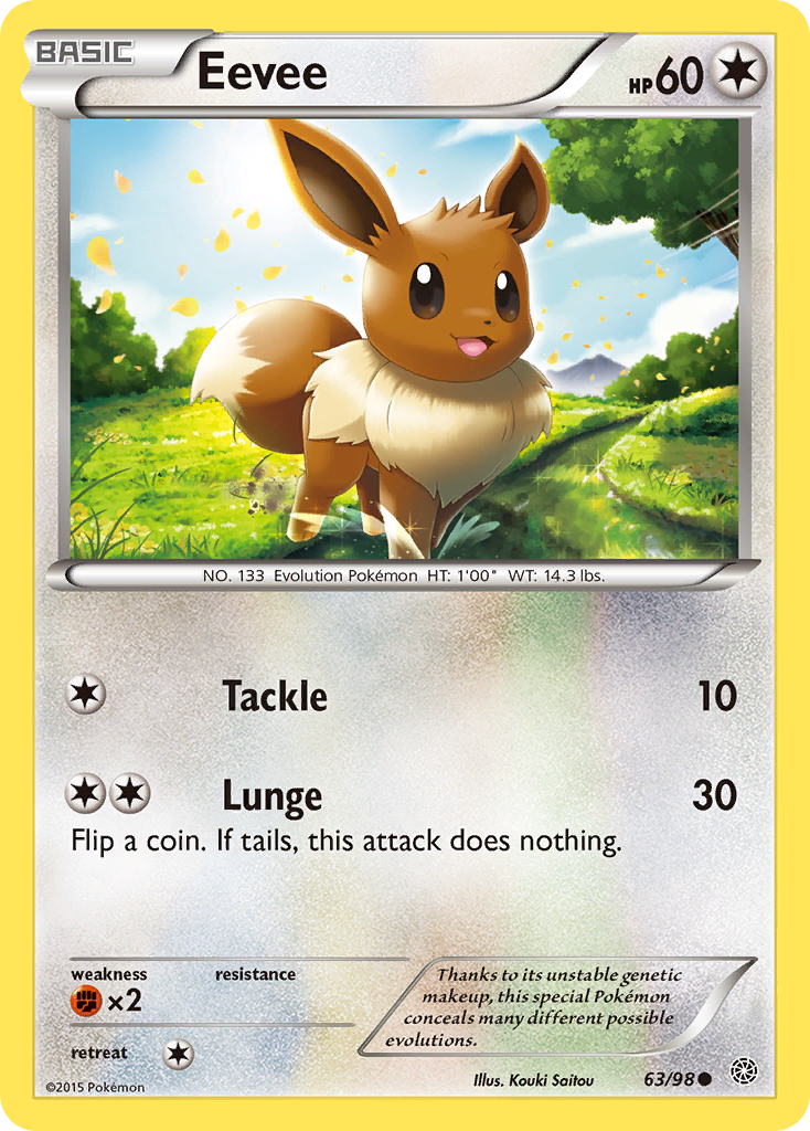 Eevee (63/98) [XY: Ancient Origins] | Dragon's Lair Comics and Fantasy Houston TX