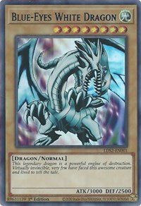 Blue-Eyes White Dragon (Blue) [LDS2-EN001] Ultra Rare | Dragon's Lair Comics and Fantasy Houston TX