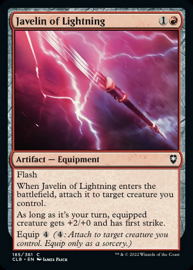 Javelin of Lightning [Commander Legends: Battle for Baldur's Gate] | Dragon's Lair Comics and Fantasy Houston TX