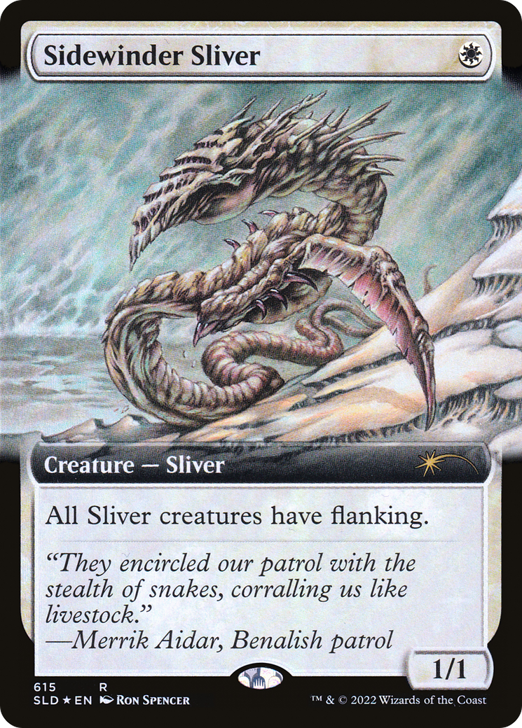 Sidewinder Sliver (Extended Art) [Secret Lair Drop Promos] | Dragon's Lair Comics and Fantasy Houston TX