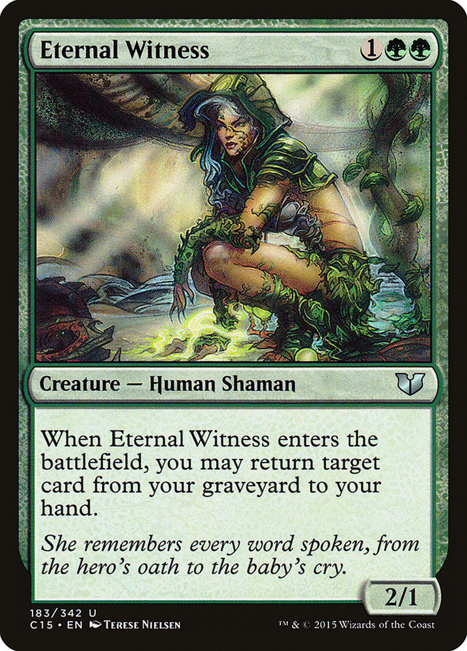 Eternal Witness [Commander 2015] | Dragon's Lair Comics and Fantasy Houston TX