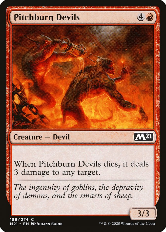 Pitchburn Devils [Core Set 2021] | Dragon's Lair Comics and Fantasy Houston TX