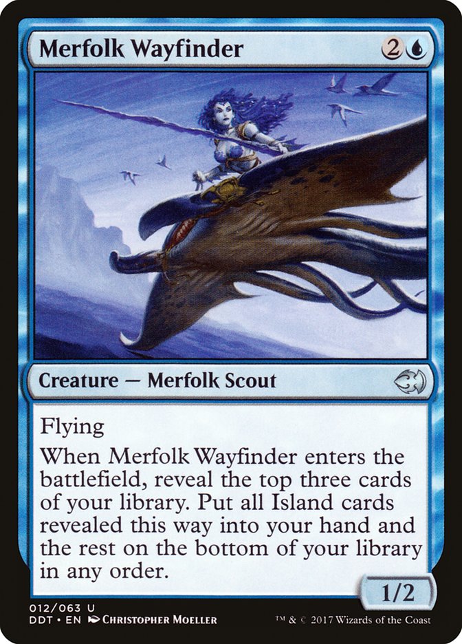 Merfolk Wayfinder [Duel Decks: Merfolk vs. Goblins] | Dragon's Lair Comics and Fantasy Houston TX