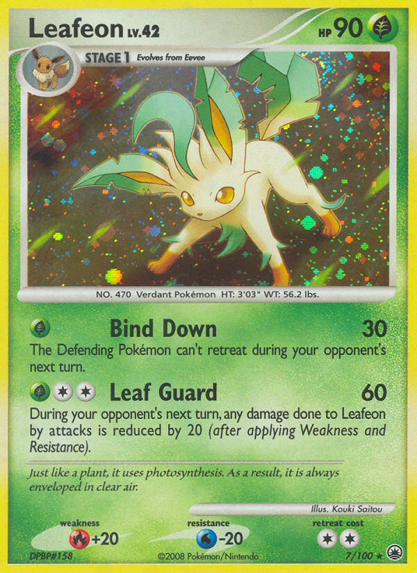 Leafeon (7/100) [Diamond & Pearl: Majestic Dawn] | Dragon's Lair Comics and Fantasy Houston TX