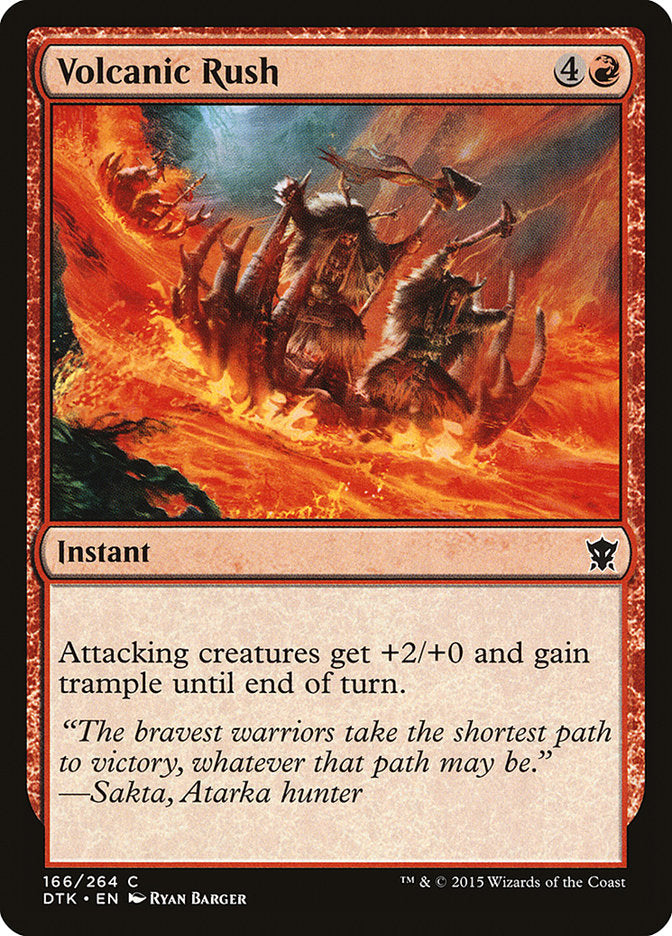 Volcanic Rush [Dragons of Tarkir] | Dragon's Lair Comics and Fantasy Houston TX