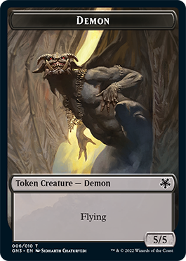 Bird Illusion // Demon Double-Sided Token [Game Night: Free-for-All Tokens] | Dragon's Lair Comics and Fantasy Houston TX