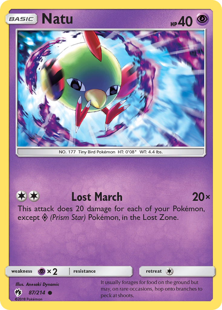 Natu (87/214) [Sun & Moon: Lost Thunder] | Dragon's Lair Comics and Fantasy Houston TX