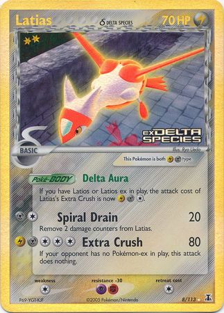 Latias (8/113) (Delta Species) (Stamped) [EX: Delta Species] | Dragon's Lair Comics and Fantasy Houston TX