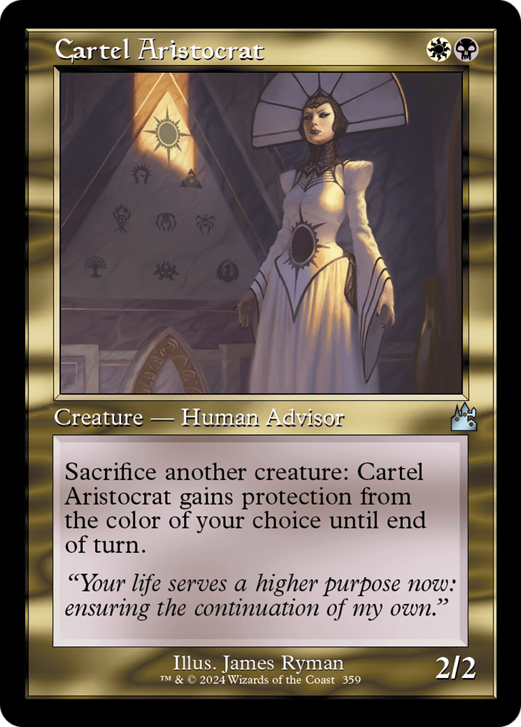 Cartel Aristocrat (Retro Frame) [Ravnica Remastered] | Dragon's Lair Comics and Fantasy Houston TX