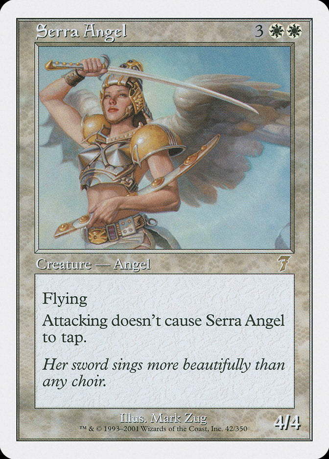 Serra Angel [Seventh Edition] | Dragon's Lair Comics and Fantasy Houston TX