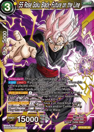 SS Rose Goku Black, Future on the Line (BT16-087) [Realm of the Gods] | Dragon's Lair Comics and Fantasy Houston TX