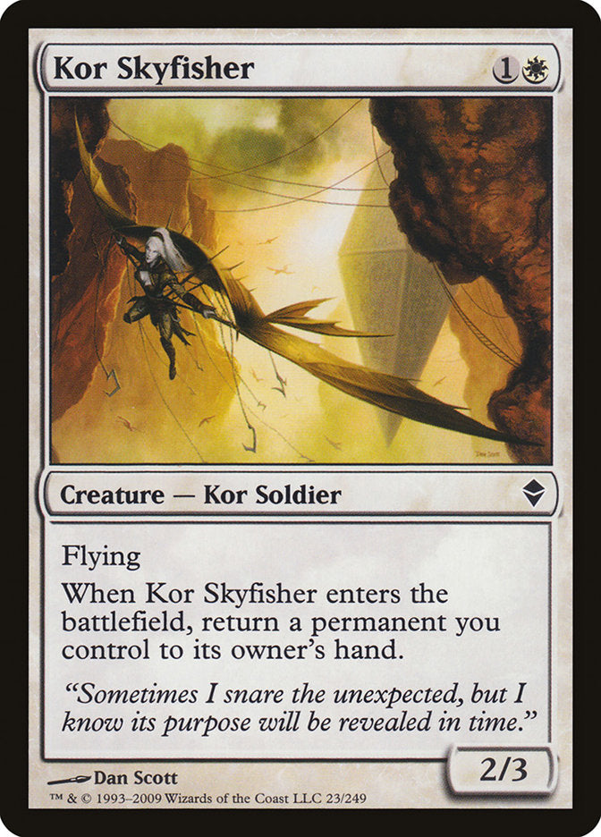 Kor Skyfisher [Zendikar] | Dragon's Lair Comics and Fantasy Houston TX