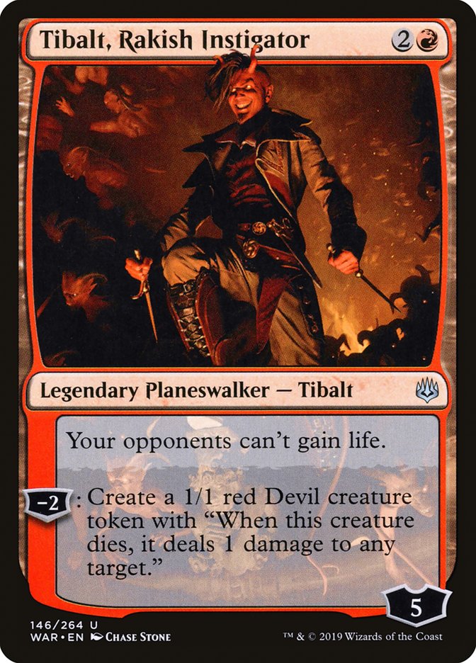 Tibalt, Rakish Instigator [War of the Spark] | Dragon's Lair Comics and Fantasy Houston TX