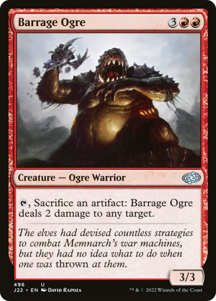 Barrage Ogre [Jumpstart 2022] | Dragon's Lair Comics and Fantasy Houston TX