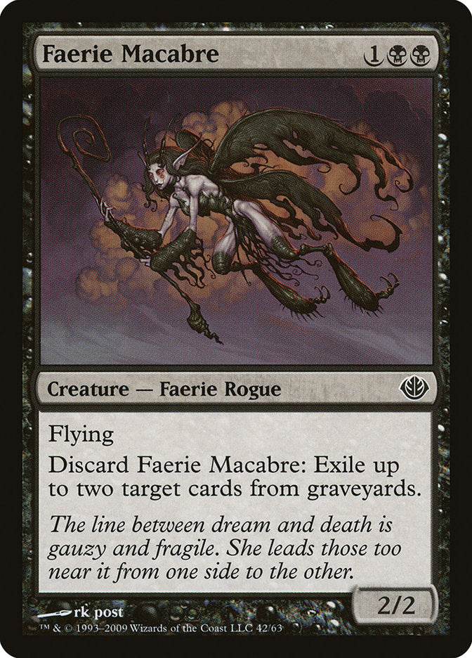 Faerie Macabre [Duel Decks: Garruk vs. Liliana] | Dragon's Lair Comics and Fantasy Houston TX