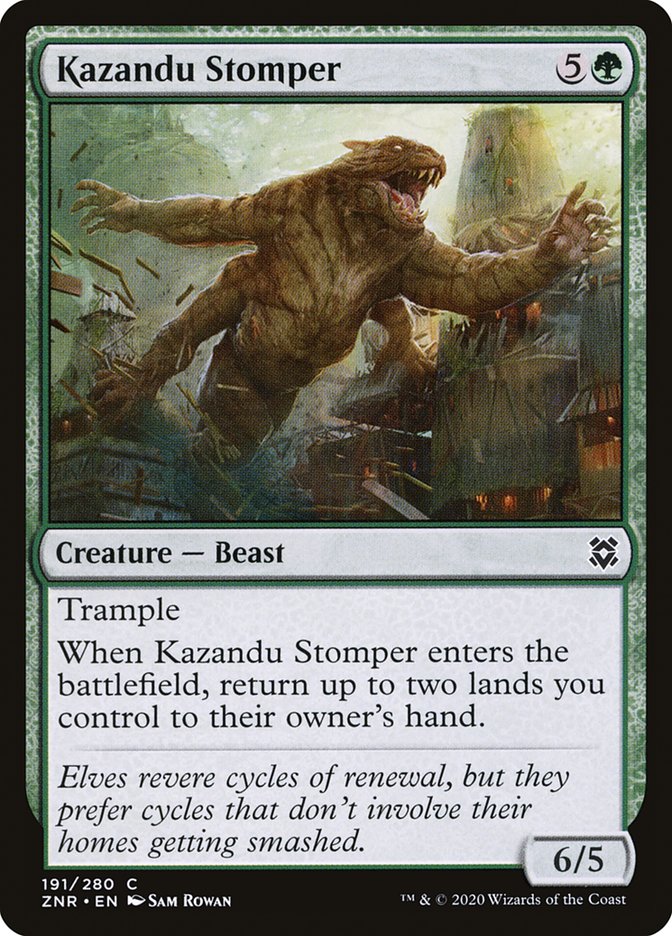 Kazandu Stomper [Zendikar Rising] | Dragon's Lair Comics and Fantasy Houston TX