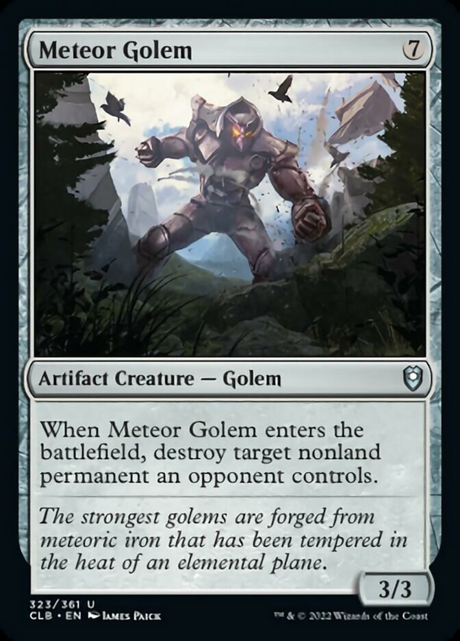 Meteor Golem [Commander Legends: Battle for Baldur's Gate] | Dragon's Lair Comics and Fantasy Houston TX