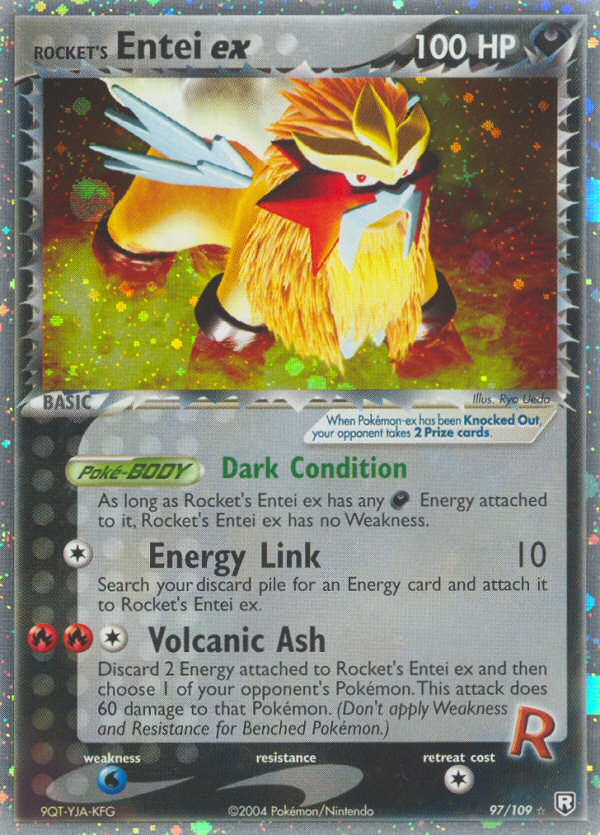 Rocket's Entei ex (97/109) [EX: Team Rocket Returns] | Dragon's Lair Comics and Fantasy Houston TX