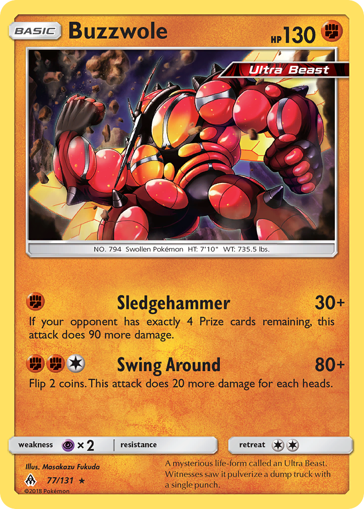 Buzzwole (77/131) [Sun & Moon: Forbidden Light] | Dragon's Lair Comics and Fantasy Houston TX