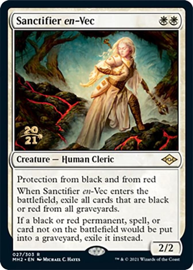 Sanctifier en-Vec [Modern Horizons 2 Prerelease Promos] | Dragon's Lair Comics and Fantasy Houston TX