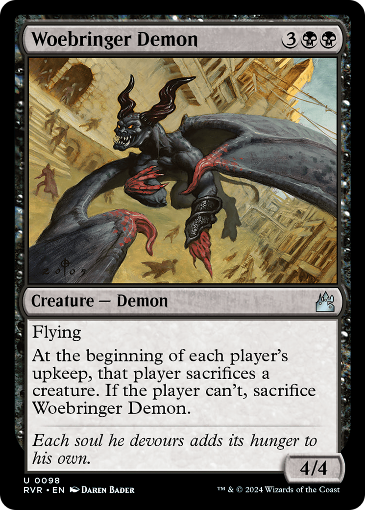 Woebringer Demon [Ravnica Remastered] | Dragon's Lair Comics and Fantasy Houston TX