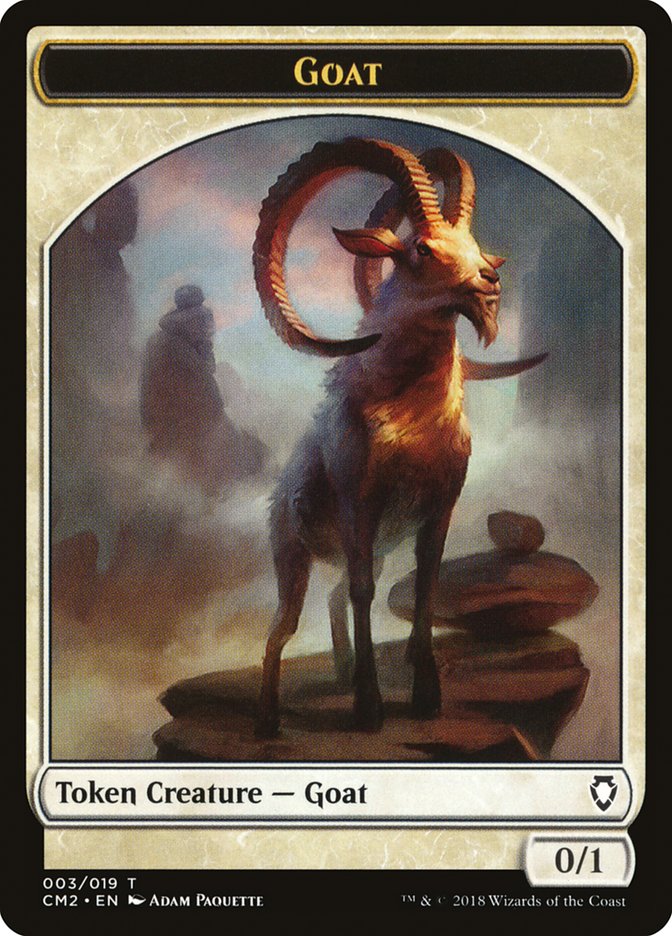 Goat Token [Commander Anthology Volume II Tokens] | Dragon's Lair Comics and Fantasy Houston TX