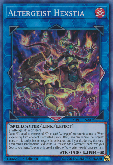 Altergeist Hexstia [MP18-EN200] Super Rare | Dragon's Lair Comics and Fantasy Houston TX