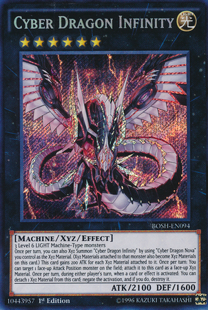 Cyber Dragon Infinity [BOSH-EN094] Secret Rare | Dragon's Lair Comics and Fantasy Houston TX