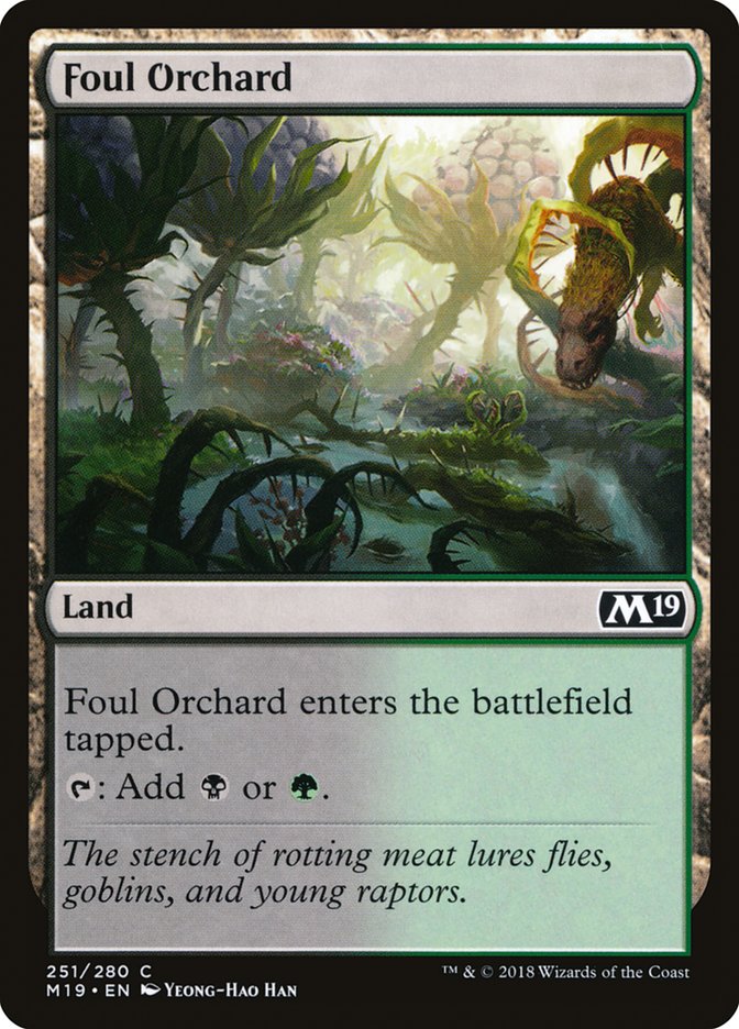 Foul Orchard [Core Set 2019] | Dragon's Lair Comics and Fantasy Houston TX