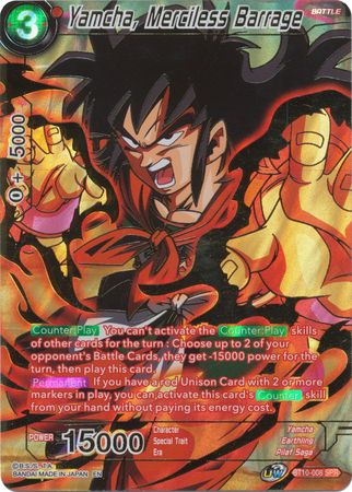 Yamcha, Merciless Barrage (SPR) (BT10-008) [Rise of the Unison Warrior] | Dragon's Lair Comics and Fantasy Houston TX