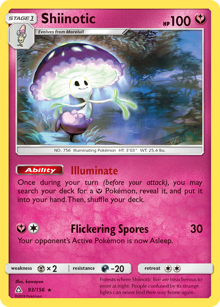 Shiinotic (93/156) [Sun & Moon: Ultra Prism] | Dragon's Lair Comics and Fantasy Houston TX