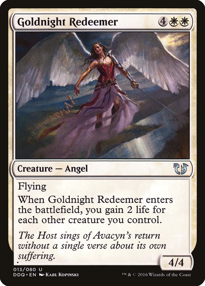 Goldnight Redeemer [Duel Decks: Blessed vs. Cursed] | Dragon's Lair Comics and Fantasy Houston TX