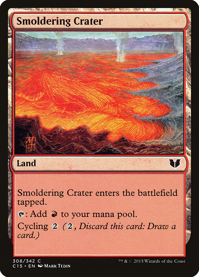 Smoldering Crater [Commander 2015] | Dragon's Lair Comics and Fantasy Houston TX