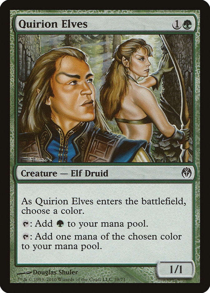 Quirion Elves [Duel Decks: Phyrexia vs. the Coalition] | Dragon's Lair Comics and Fantasy Houston TX