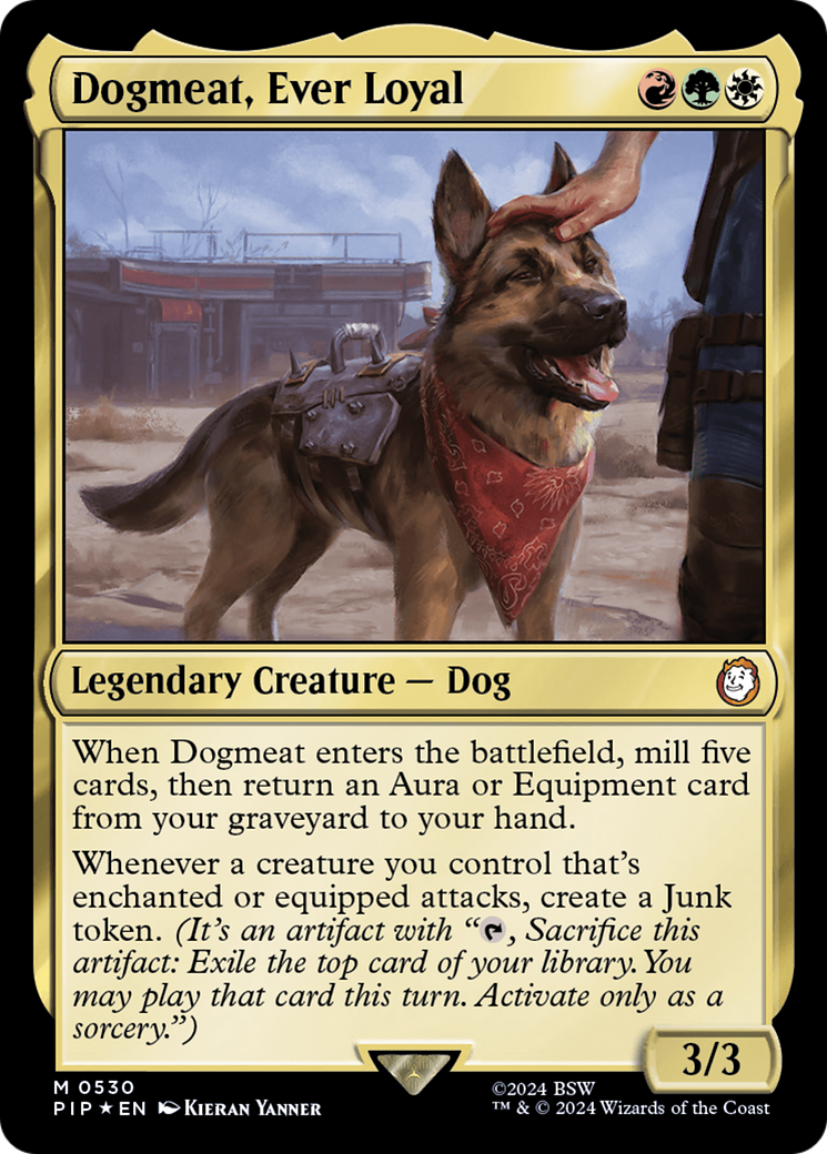 Dogmeat, Ever Loyal (Surge Foil) [Fallout] | Dragon's Lair Comics and Fantasy Houston TX