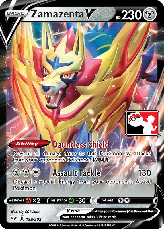 Zamazenta V (139/202) [Prize Pack Series One] | Dragon's Lair Comics and Fantasy Houston TX