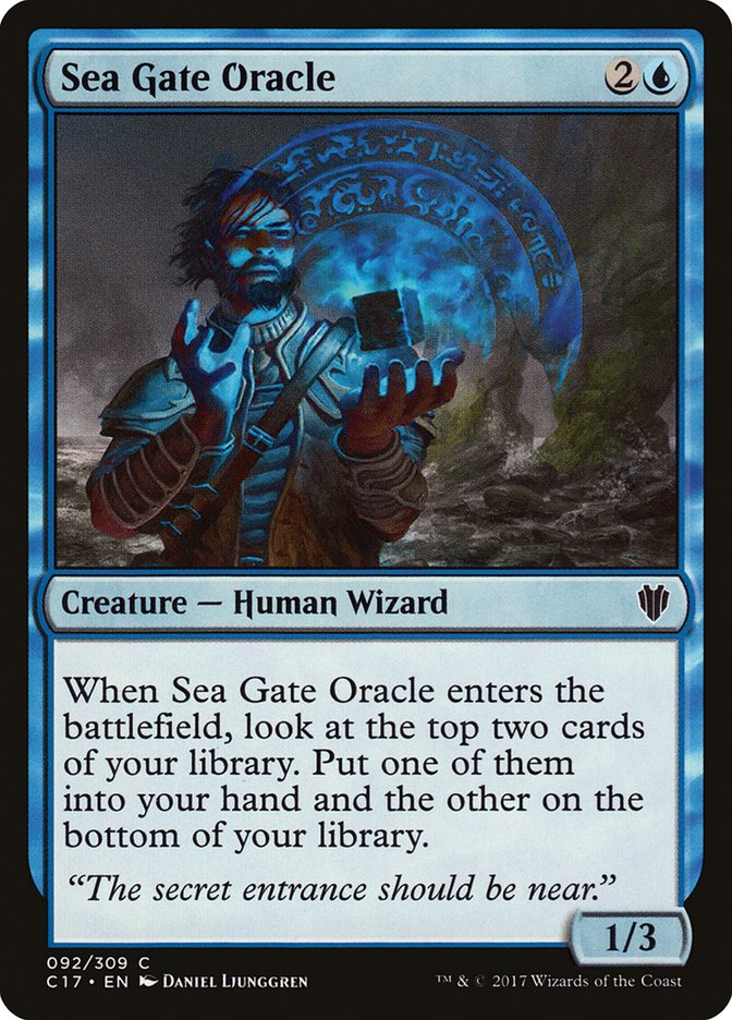 Sea Gate Oracle [Commander 2017] | Dragon's Lair Comics and Fantasy Houston TX