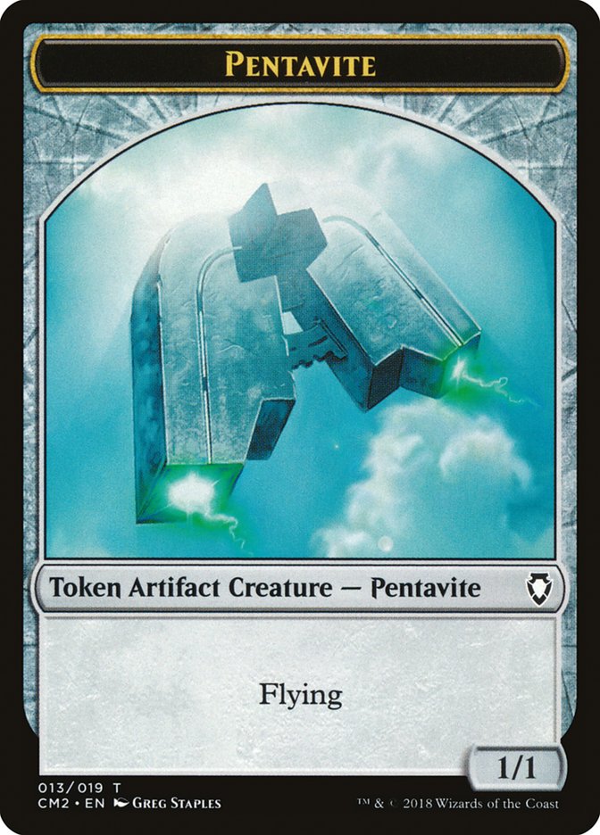 Pentavite Token [Commander Anthology Volume II Tokens] | Dragon's Lair Comics and Fantasy Houston TX