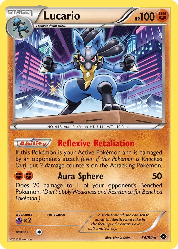 Lucario (64/99) [Black & White: Next Destinies] | Dragon's Lair Comics and Fantasy Houston TX