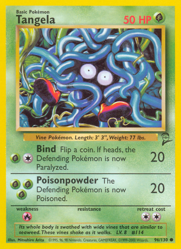 Tangela (96/130) [Base Set 2] | Dragon's Lair Comics and Fantasy Houston TX