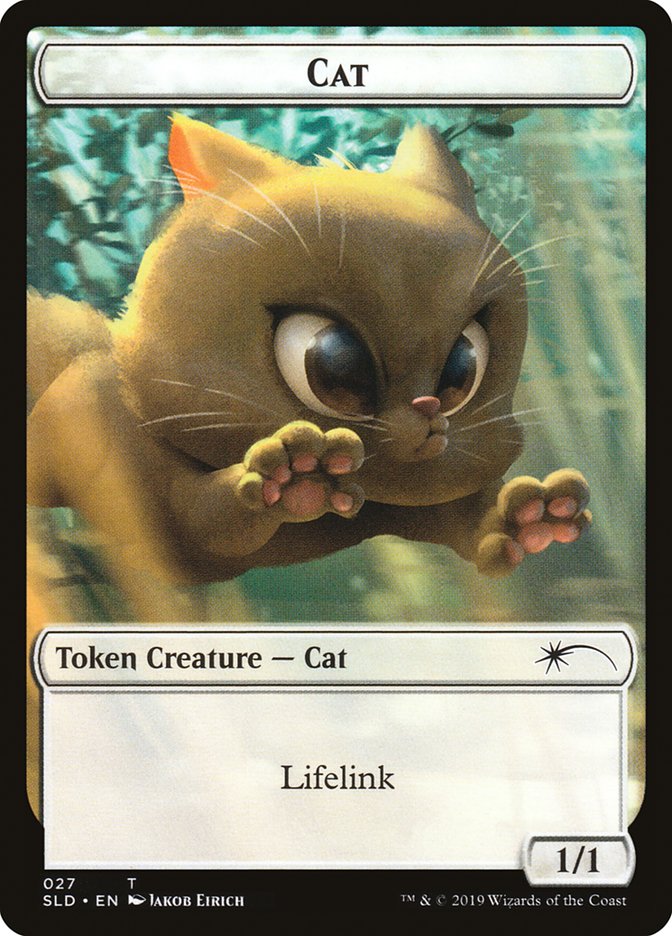 Cat (27) // Cat (28) Double-Sided Token [Secret Lair Drop Series] | Dragon's Lair Comics and Fantasy Houston TX