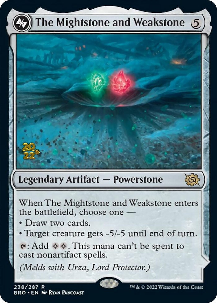 The Mightstone and Weakstone [The Brothers' War Prerelease Promos] | Dragon's Lair Comics and Fantasy Houston TX