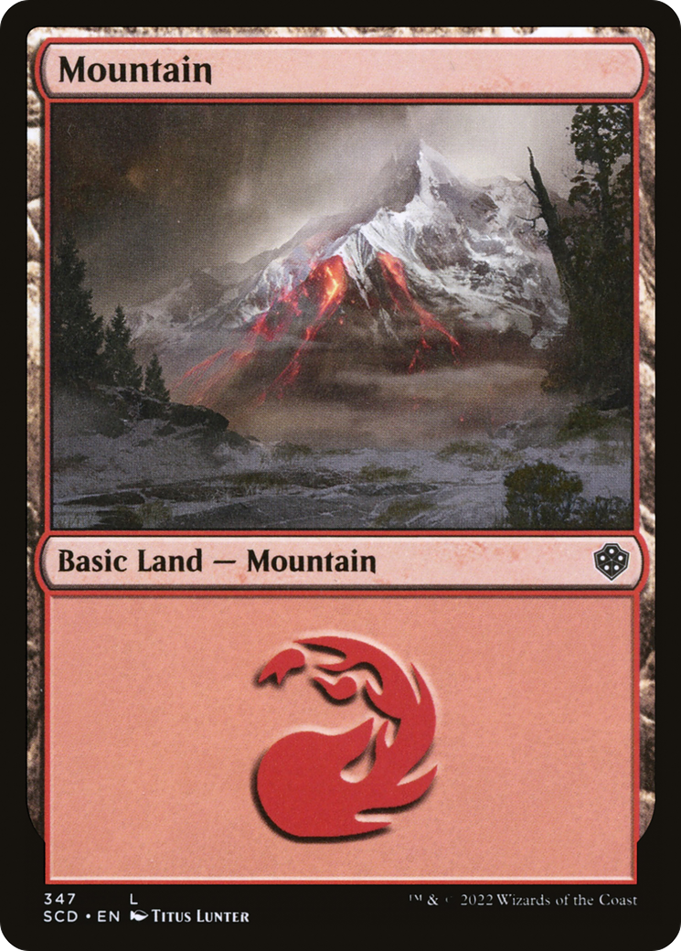 Mountain (347) [Starter Commander Decks] | Dragon's Lair Comics and Fantasy Houston TX