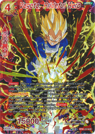 Vegeta, Prideful Hero (BT8-125) [Malicious Machinations] | Dragon's Lair Comics and Fantasy Houston TX