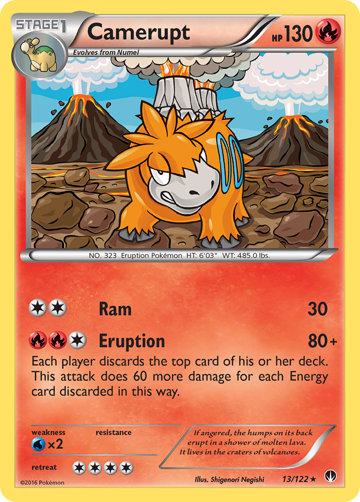 Camerupt (13/122) [XY: BREAKpoint] | Dragon's Lair Comics and Fantasy Houston TX