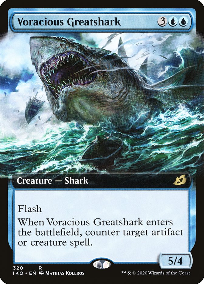 Voracious Greatshark (Extended Art) [Ikoria: Lair of Behemoths] | Dragon's Lair Comics and Fantasy Houston TX